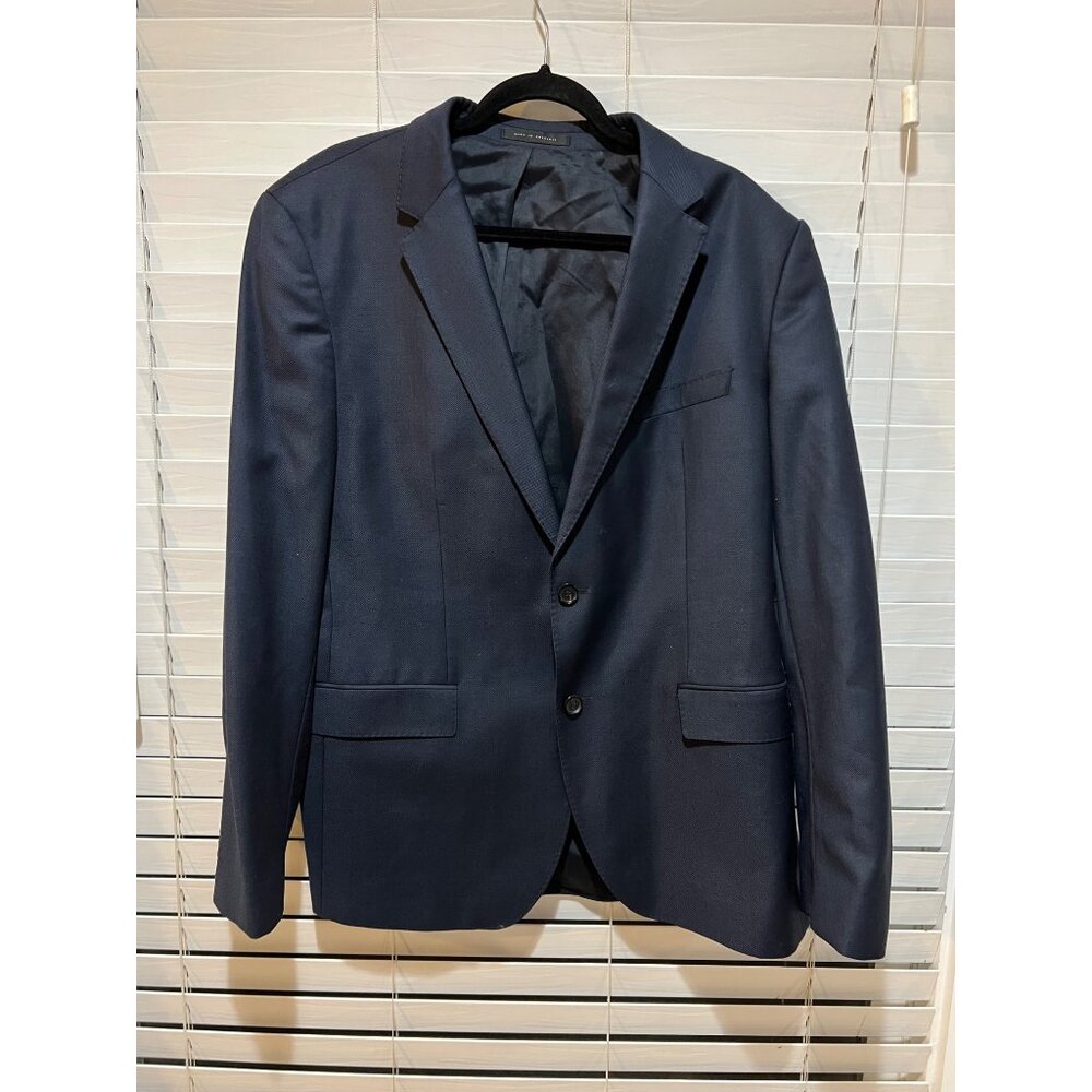Hugo Boss Blue Blazer‎ Sport Coat - Size 44R